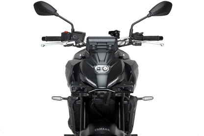 PUIG Downforce Naked Front Spoiler | mit ABE | schwarz | passend für Yamaha MT-07 / Y-AMT - Modelle (2025-2026)