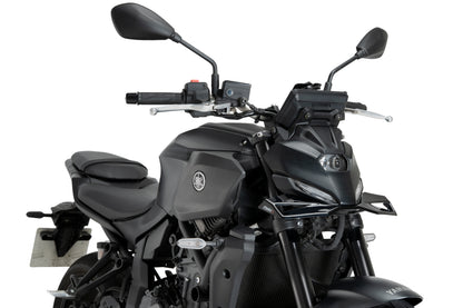 PUIG Downforce Naked Front Spoiler | mit ABE | schwarz | passend für Yamaha MT-07 / Y-AMT - Modelle (2025-2026)
