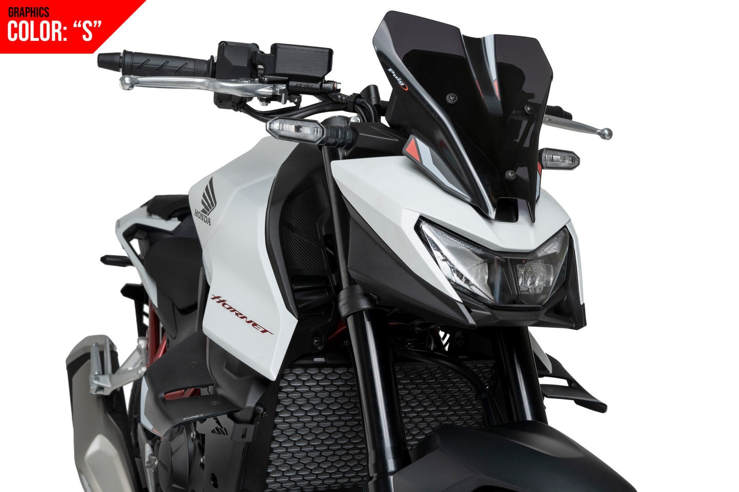 PUIG D12 Spoiler | mit ABE | graphics | passend für Honda CB 750 Hornet / E-Clutch - Modelle (2025-2026)