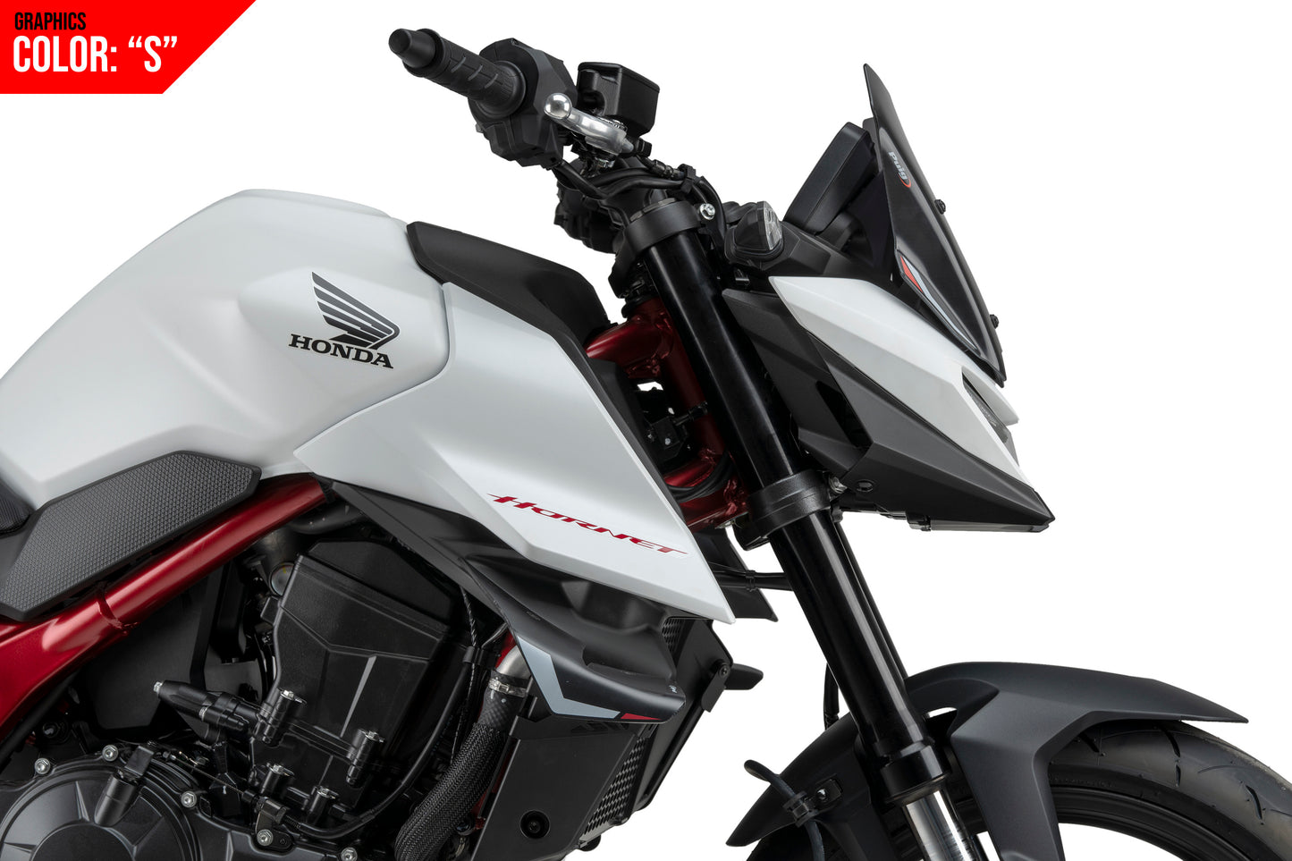 PUIG D12 Spoiler | mit ABE | graphics | passend für Honda CB 750 Hornet / E-Clutch - Modelle (2025-2026)