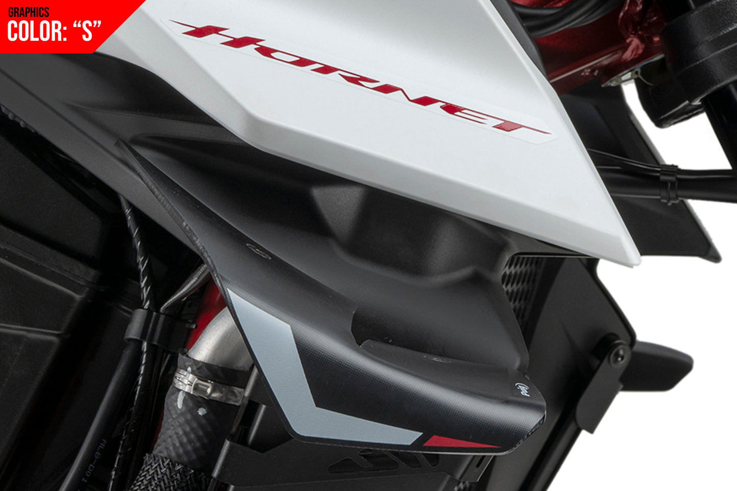 PUIG D12 Spoiler | mit ABE | graphics | passend für Honda CB 750 Hornet / E-Clutch - Modelle (2025-2026)
