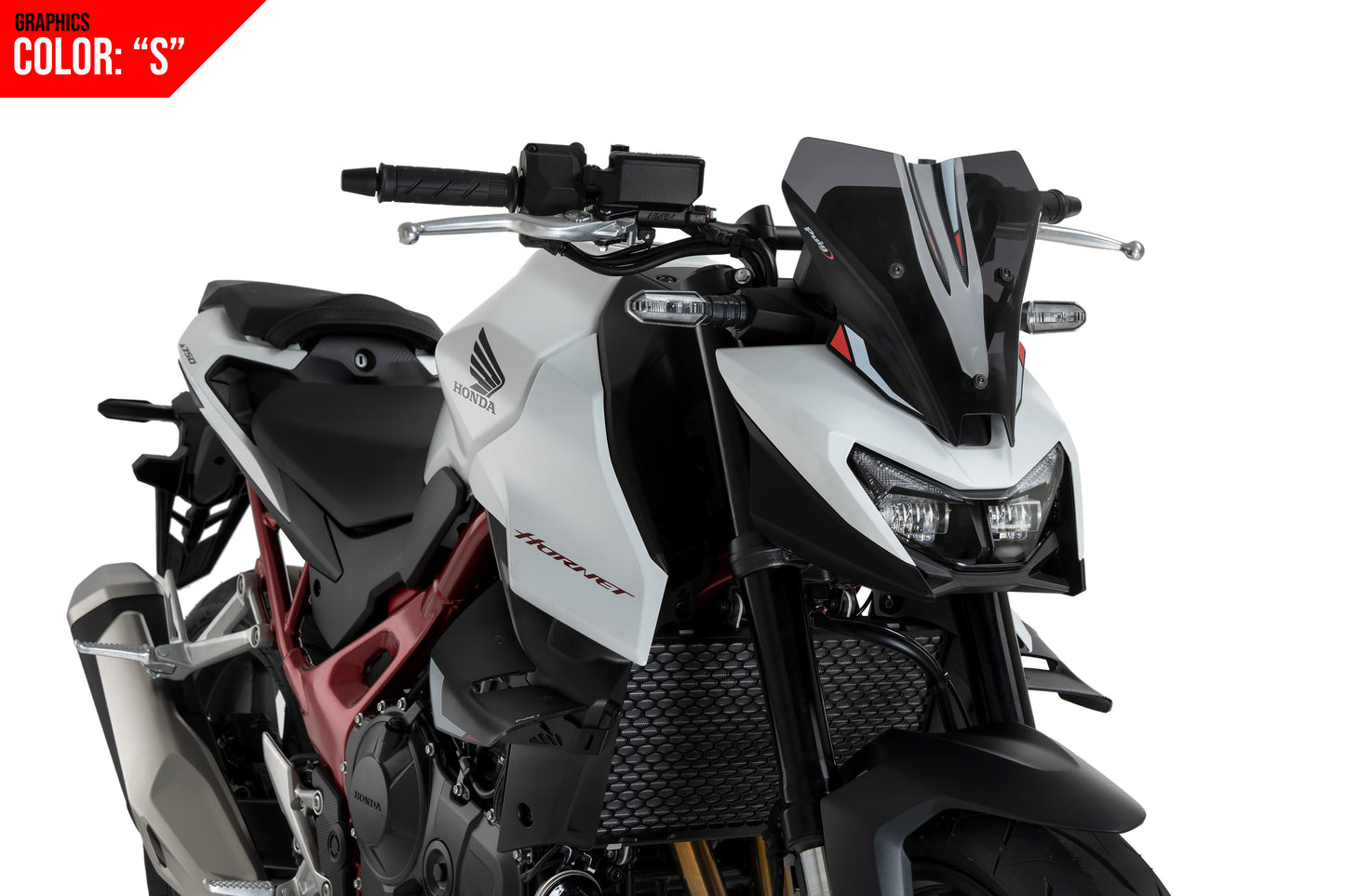 PUIG D12 Spoiler | mit ABE | graphics | passend für Honda CB 750 Hornet / E-Clutch - Modelle (2025-2026)
