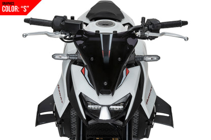 PUIG D12 Spoiler | mit ABE | graphics | passend für Honda CB 750 Hornet / E-Clutch - Modelle (2025-2026)