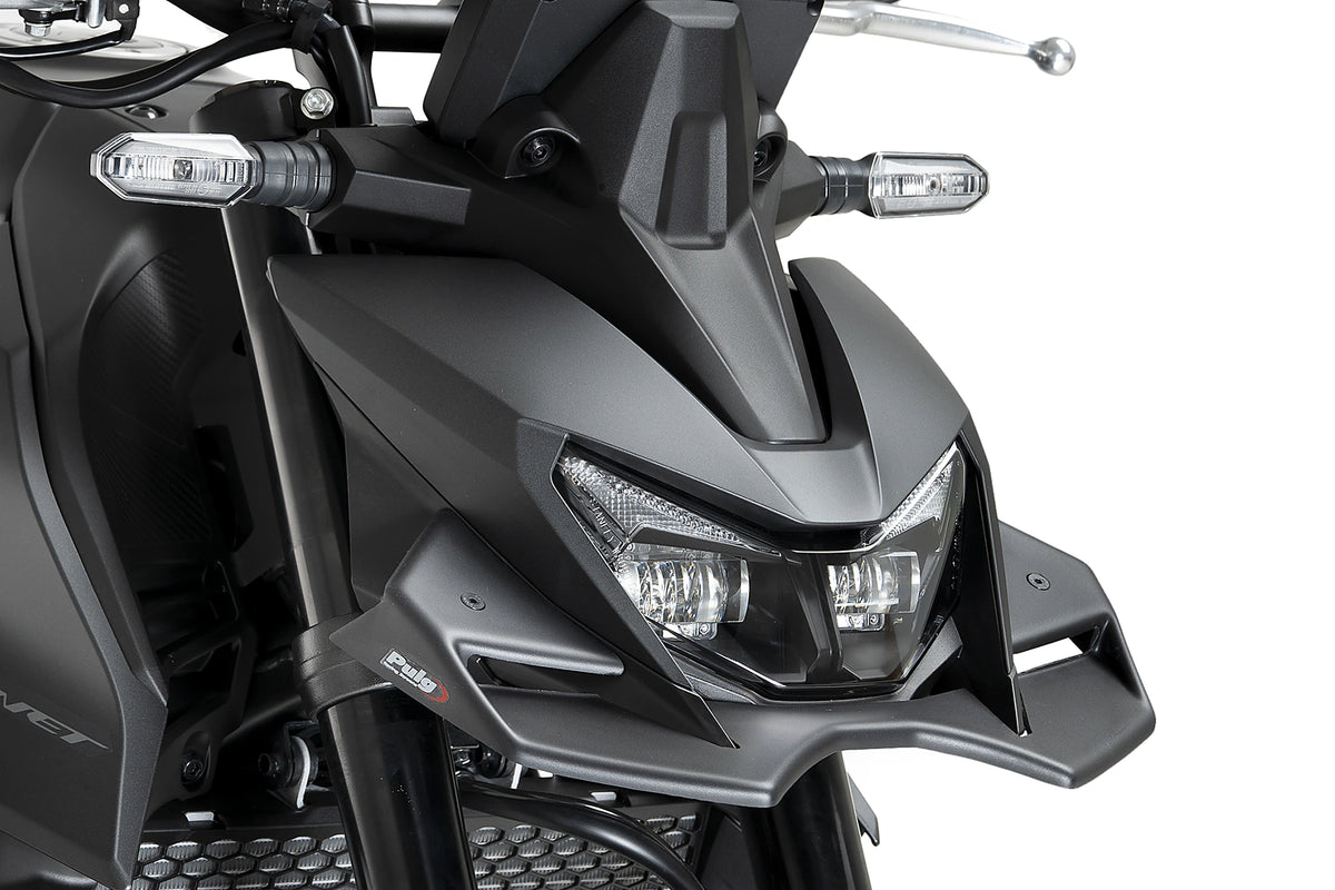 Spoiler anteriore Downforce Naked PUIG | con omologazione ABE | nero opaco | adatto per modelli Honda CB 750 Hornet / E-CLUTCH (2025-2026)