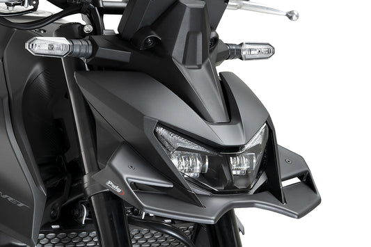 PUIG Downforce Naked Front Spoiler | mit ABE | matt-schwarz | passend für Honda CB 750 Hornet / E-CLUTCH - Modelle (2025-2026)