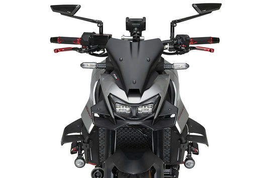 PUIG Downforce Naked Front Spoiler | mit ABE | matt-schwarz | passend für Honda CB 750 Hornet / E-CLUTCH - Modelle (2025-2026)