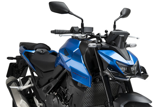 PUIG Downforce Naked Front Spoiler | mit ABE | schwarz | passend für Honda CB 750 Hornet / E-CLUTCH - Modelle (2025-2026)