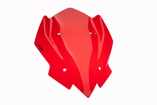 PUIG New Generation Sport Windschield | ABE | rot | passend für Kawasaki Z900 / SE - Modelle (2025-2026)
