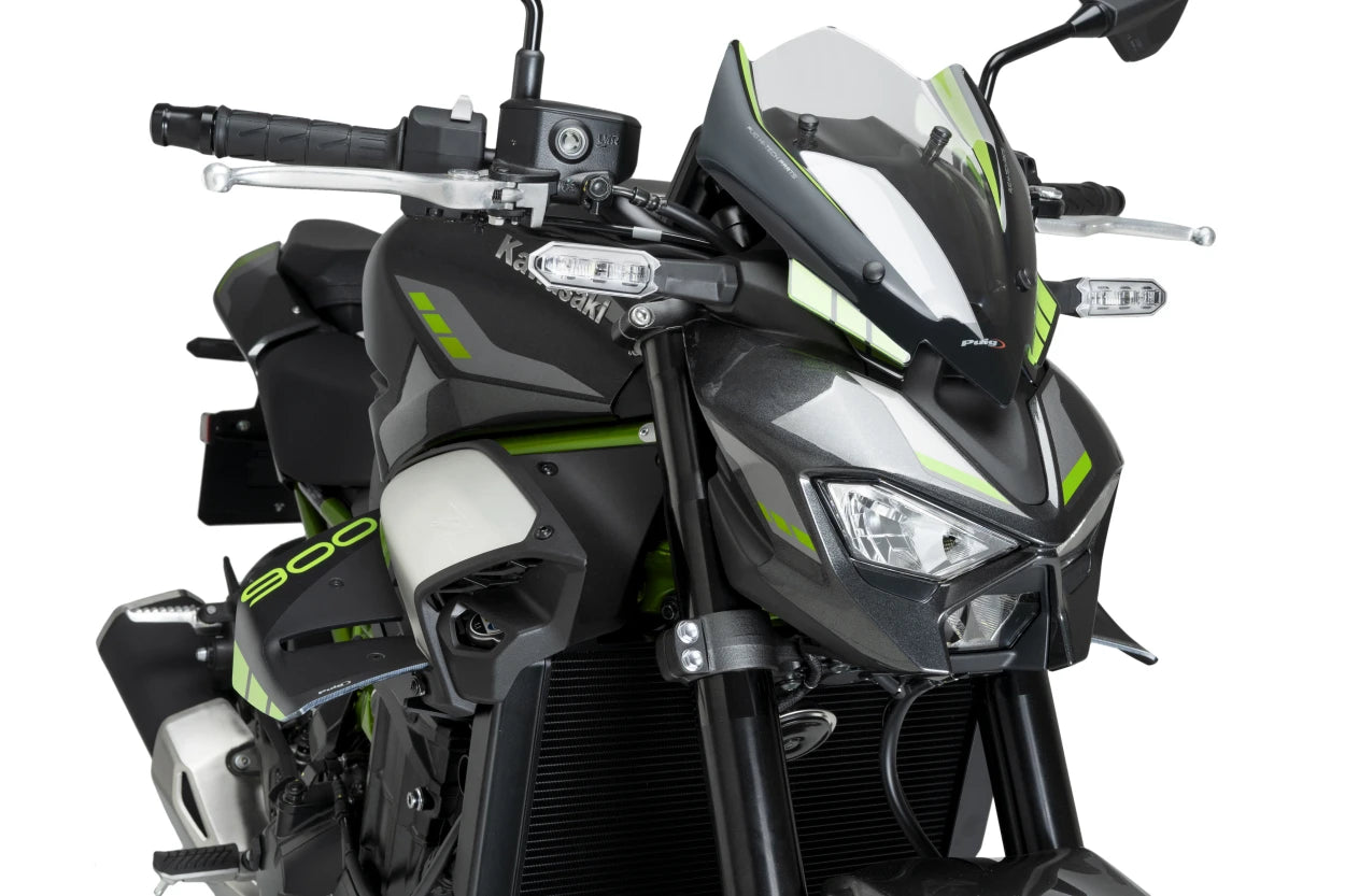 PUIG New Generation Sport Windschield | ABE | graphics | passend für Kawasaki Z900 / SE - Modelle (2025-2026)