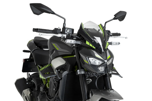 PUIG New Generation Sport Windschield | ABE | graphics | passend für Kawasaki Z900 / SE - Modelle (2025-2026)