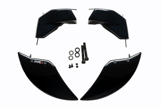 PUIG Brake Cooler 2.0 | ABE | schwarz | passend für Kawasaki Z900 / SE - Modelle (2025-2026)