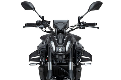 PUIG D12 Spoiler | mit ABE | matt-schwarz | passend für Yamaha MT-07 / PURE - Modelle (2021-2024)
