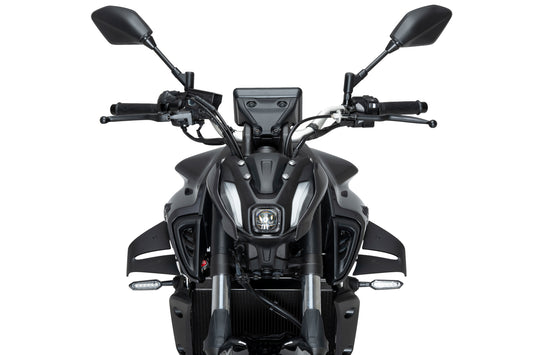 PUIG D12 Spoiler | mit ABE | matt-schwarz | passend für Yamaha MT-07 / PURE - Modelle (2021-2024)