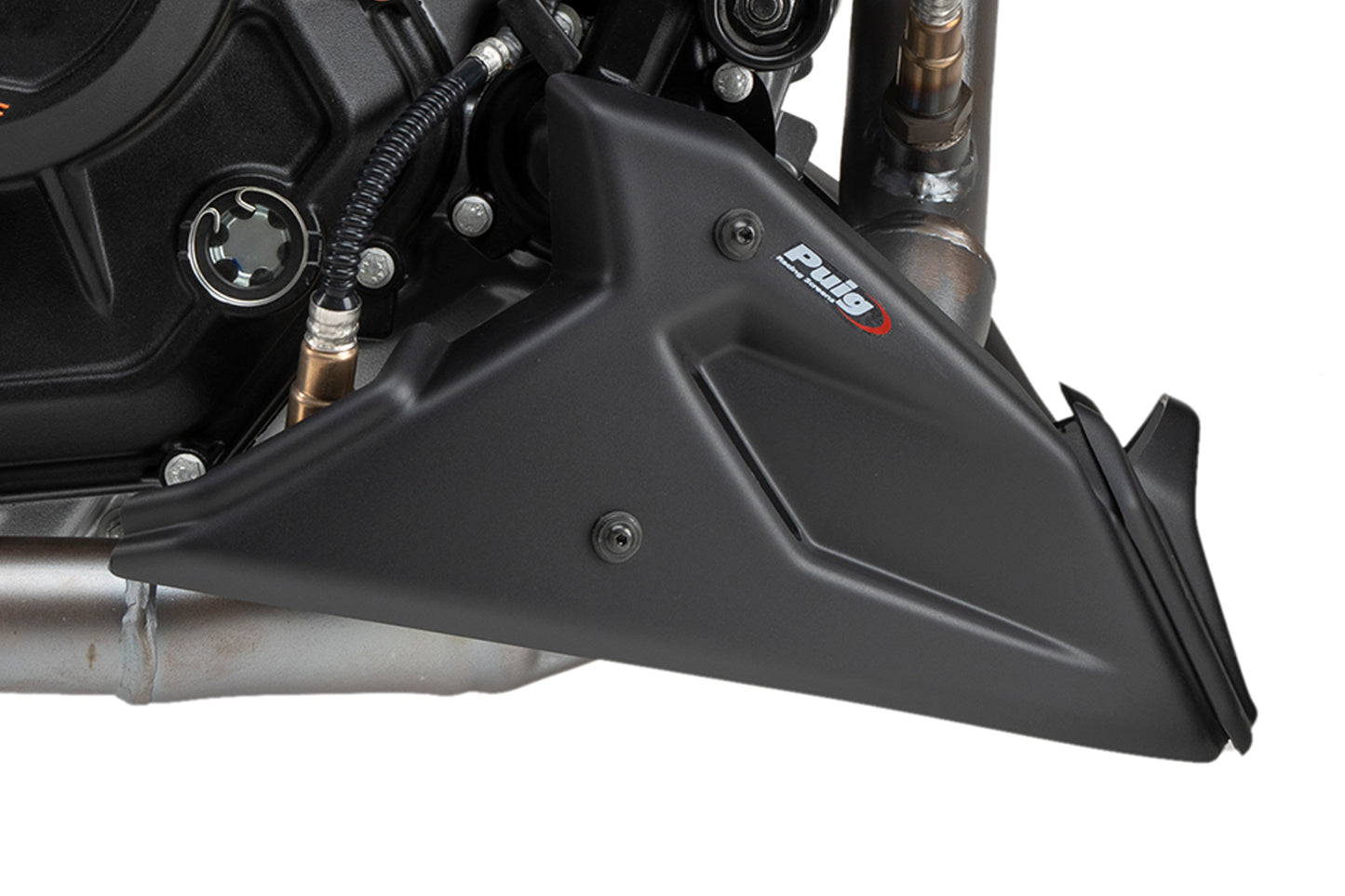 PUIG Bugspoiler | mit ABE | matt-schwarz | passend für KTM 390 Duke - Modelle (2021-2025)