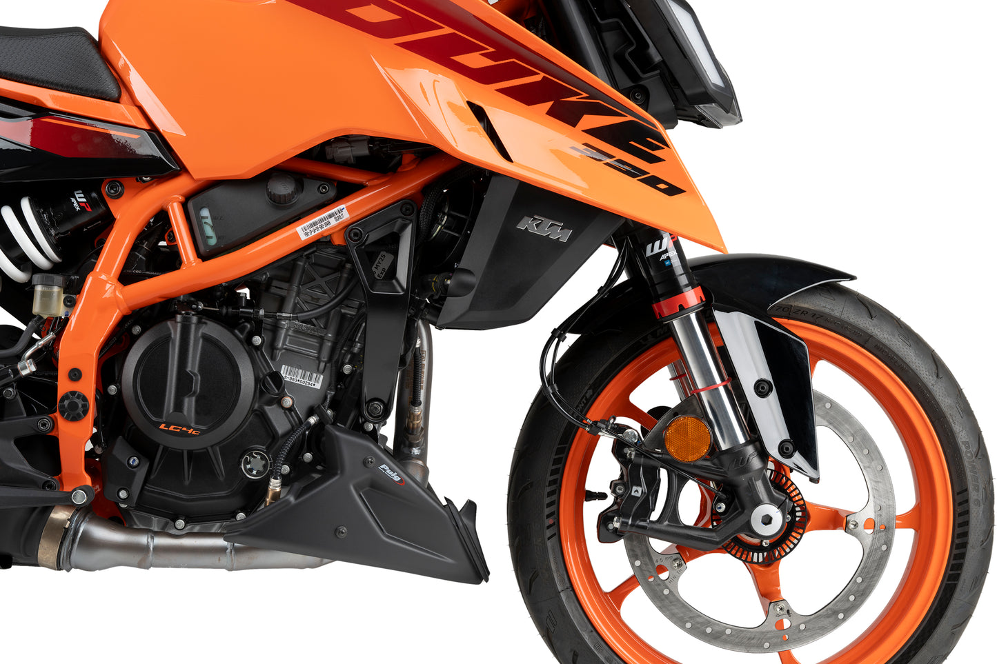 PUIG Bugspoiler | mit ABE | matt-schwarz | passend für KTM 390 Duke - Modelle (2021-2025)