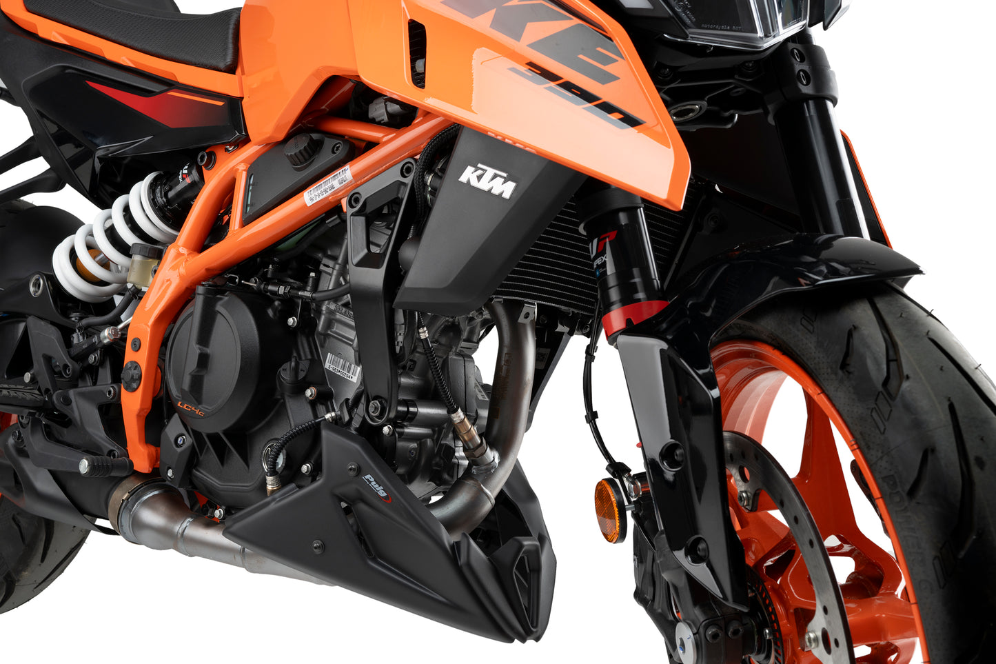 PUIG Bugspoiler | mit ABE | matt-schwarz | passend für KTM 390 Duke - Modelle (2021-2025)