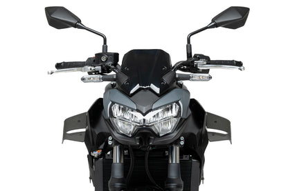 PUIG D12 Spoiler | mit ABE | carbon-look | passend für Kawasaki Z650 - Modelle (2020-2026)