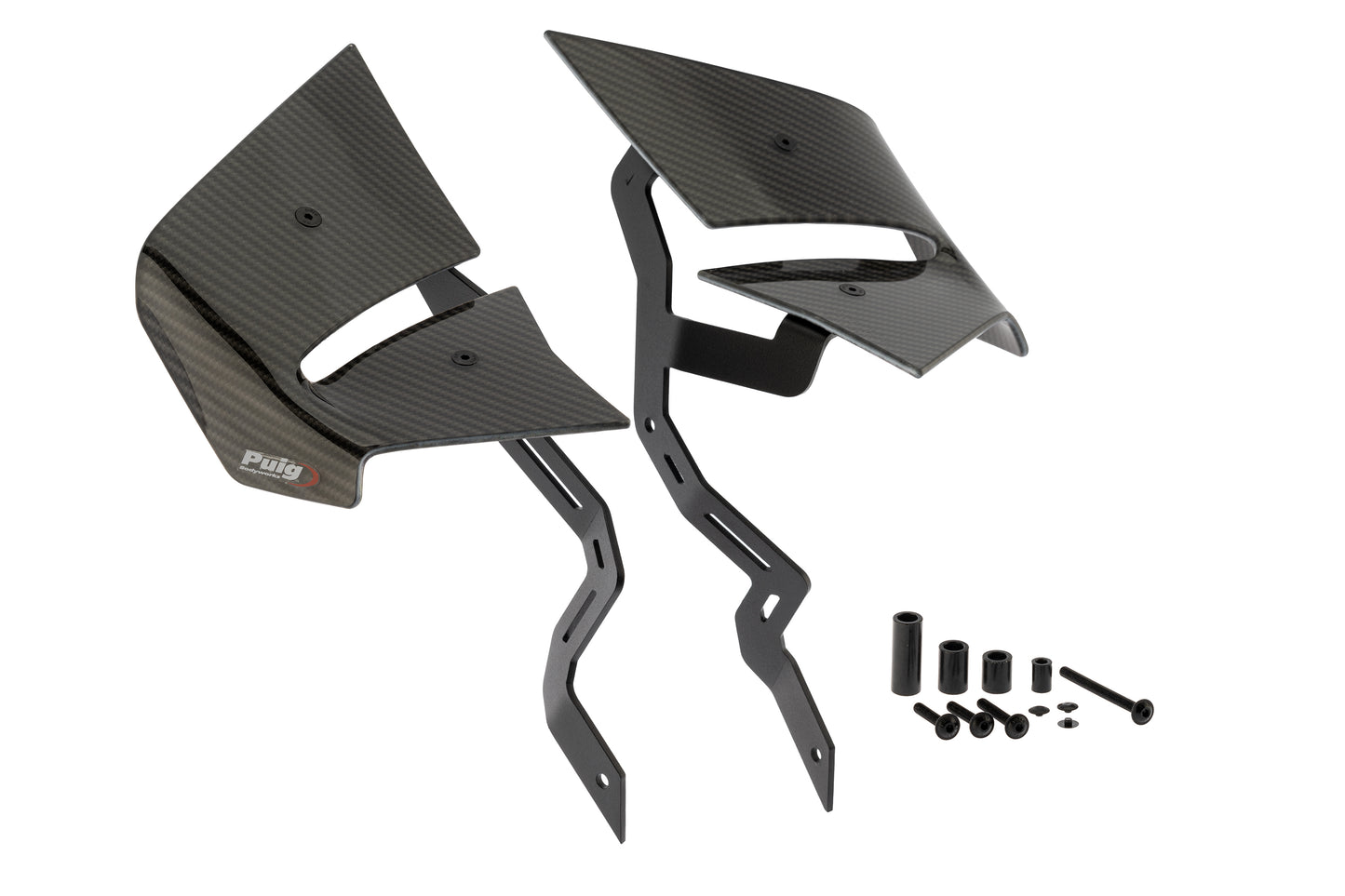 PUIG D12 Spoiler | mit ABE | carbon-look | passend für Kawasaki Z650 - Modelle (2020-2026)