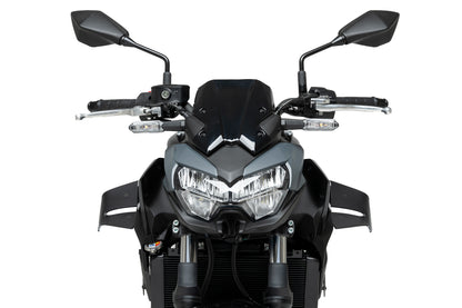 PUIG D12 Spoiler | mit ABE | matt-schwarz | passend für Kawasaki Z650 - Modelle (2020-2026)