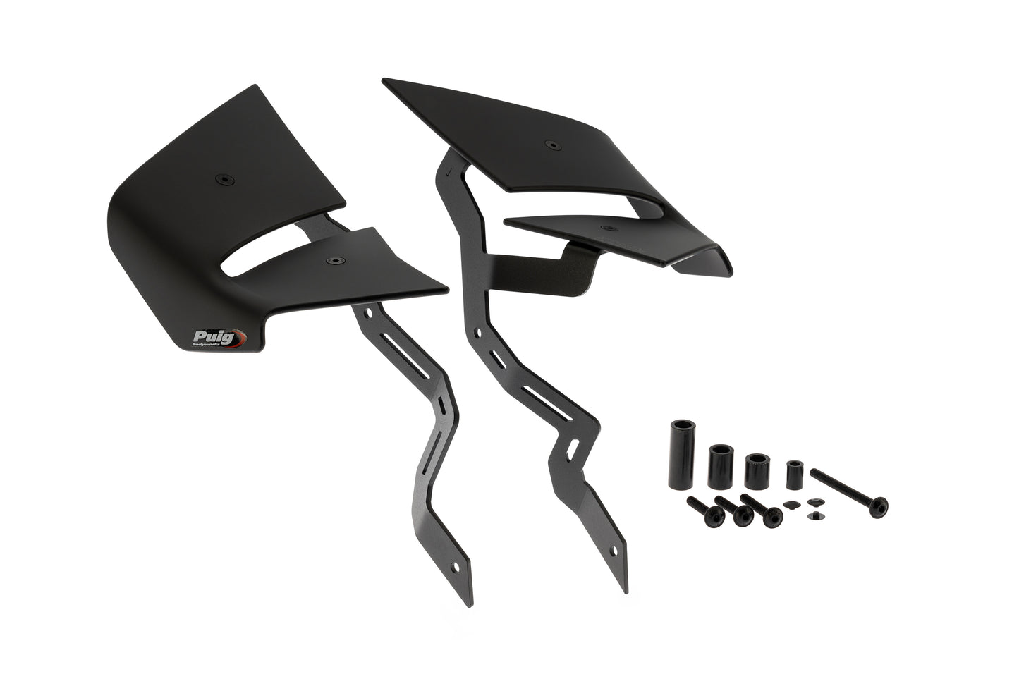 PUIG D12 Spoiler | mit ABE | matt-schwarz | passend für Kawasaki Z650 - Modelle (2020-2026)