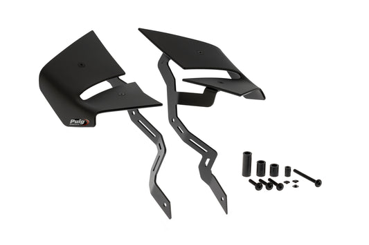 PUIG D12 Spoiler | mit ABE | matt-schwarz | passend für Kawasaki Z650 - Modelle (2020-2026)