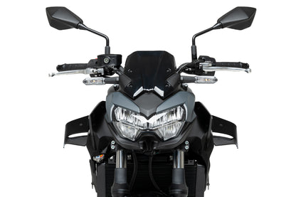 PUIG D12 Spoiler | mit ABE | schwarz | passend für Kawasaki Z650 - Modelle (2020-2026)