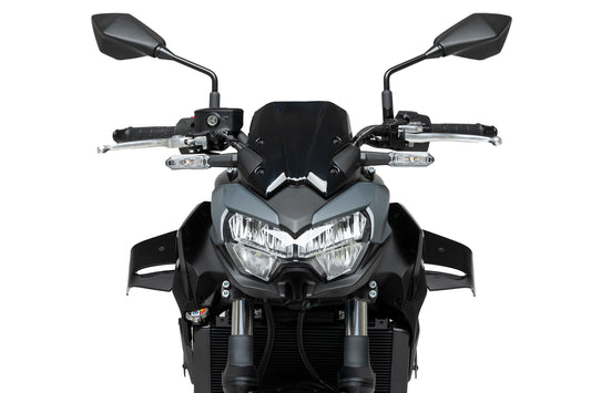PUIG D12 Spoiler | mit ABE | schwarz | passend für Kawasaki Z650 - Modelle (2020-2026)