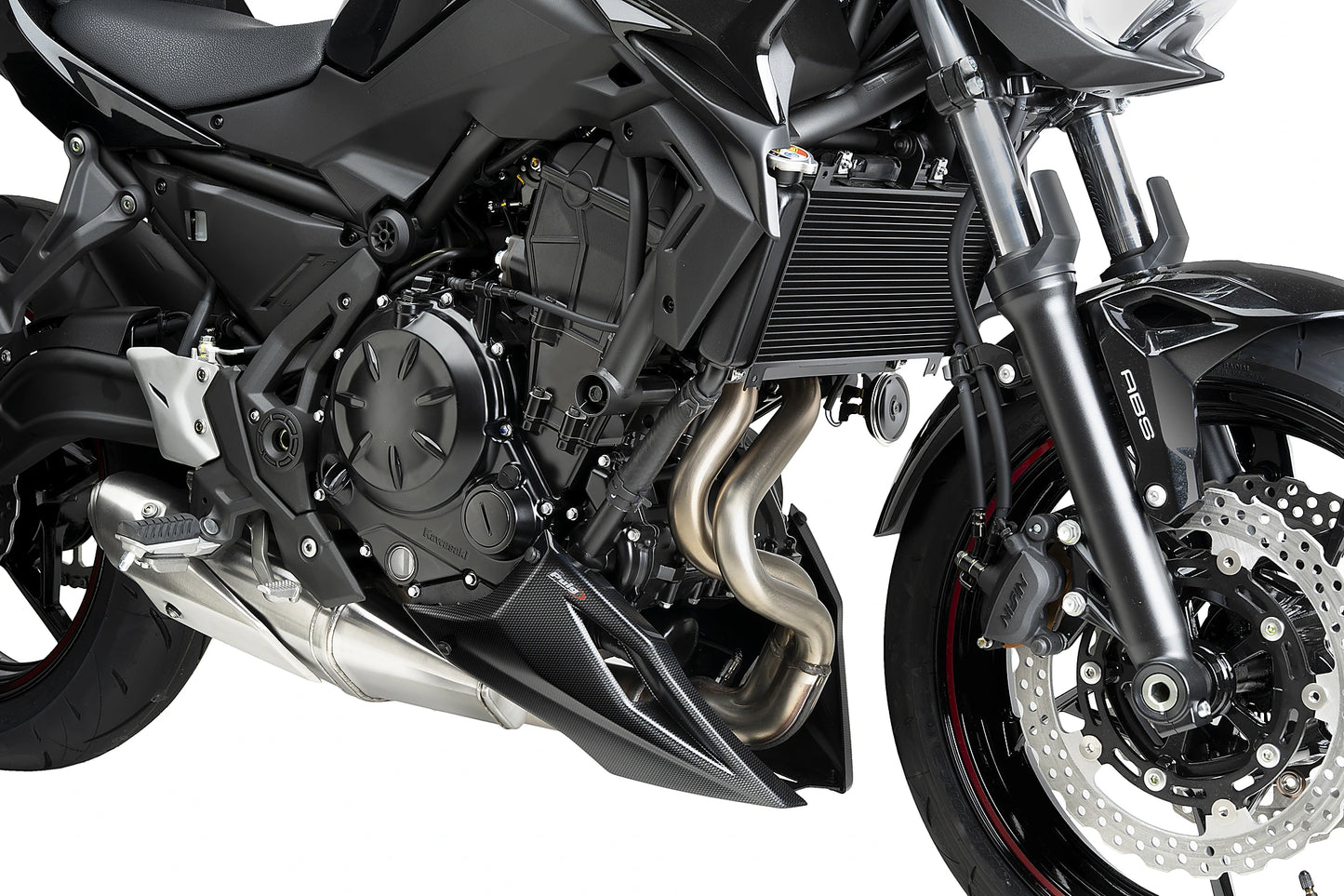 PUIG Bugspoiler | mit ABE | carbon-look | passend für Kawasaki Z650 - Modelle (2020-2026)
