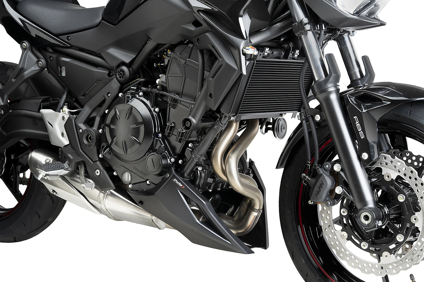 PUIG Bugspoiler | mit ABE | matt-schwarz | passend für Kawasaki Z650 - Modelle (2020-2026)