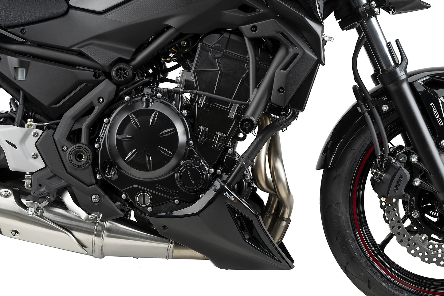 PUIG Bugspoiler | mit ABE | schwarz | passend für Kawasaki Z650 - Modelle (2020-2026)
