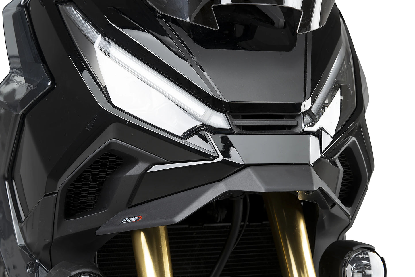 PUIG Downforce Naked Front Spoiler | mit ABE | matt-schwarz | passend für Honda X-ADV - Modelle (2025-2026)