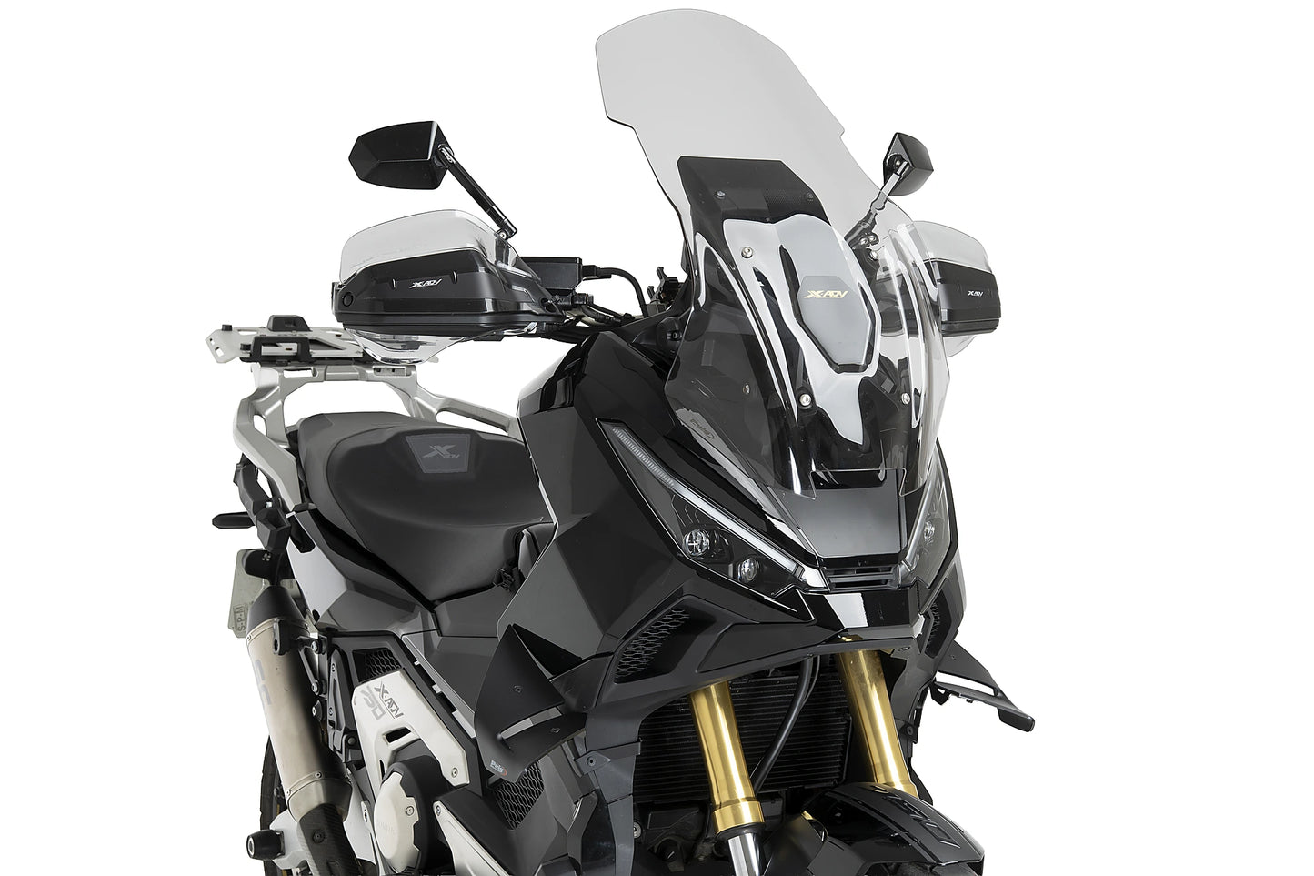 PUIG D12 Spoiler | mit ABE | matt-schwarz | passend für Honda X-ADV - Modelle (2025-2026)