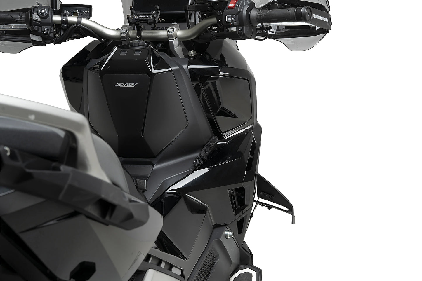 PUIG D12 Spoiler | mit ABE | matt-schwarz | passend für Honda X-ADV - Modelle (2025-2026)