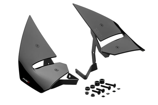 PUIG D12 Spoiler | mit ABE | schwarz | passend für Honda X-ADV - Modelle (2025-2026)
