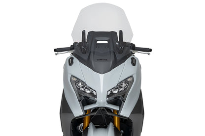 PUIG Downforce Naked Front Spoiler | mit ABE | matt-schwarz | passend für Yamaha T-MAX 560 / TECH MAX - Modelle (2025-2026)