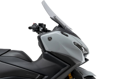 PUIG Downforce Naked Front Spoiler | mit ABE | matt-schwarz | passend für Yamaha T-MAX 560 / TECH MAX - Modelle (2025-2026)