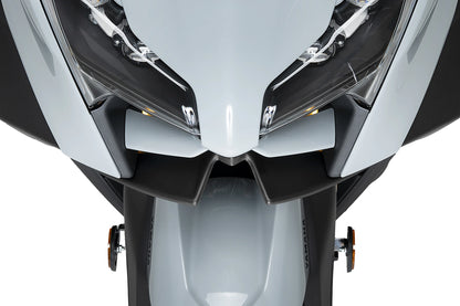 PUIG Downforce Naked Front Spoiler | mit ABE | matt-schwarz | passend für Yamaha T-MAX 560 / TECH MAX - Modelle (2025-2026)