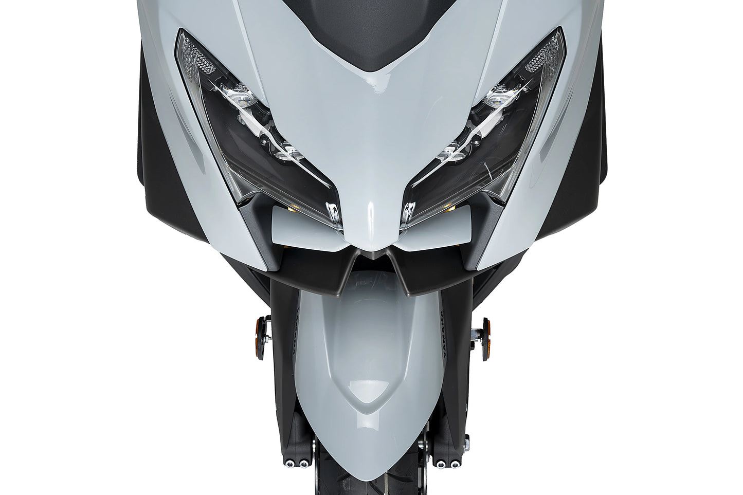 PUIG Downforce Naked Front Spoiler | mit ABE | matt-schwarz | passend für Yamaha T-MAX 560 / TECH MAX - Modelle (2025-2026)