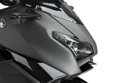 PUIG Downforce Naked Front Spoiler | mit ABE | schwarz | passend für Yamaha T-MAX 560 / TECH MAX - Modelle (2025-2026)