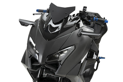 PUIG Downforce Naked Front Spoiler | mit ABE | schwarz | passend für Yamaha T-MAX 560 / TECH MAX - Modelle (2025-2026)