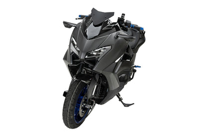 PUIG Downforce Naked Front Spoiler | mit ABE | schwarz | passend für Yamaha T-MAX 560 / TECH MAX - Modelle (2025-2026)