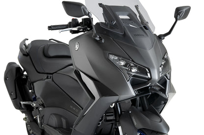 PUIG Downforce Naked Front Spoiler | mit ABE | schwarz | passend für Yamaha T-MAX 560 / TECH MAX - Modelle (2025-2026)