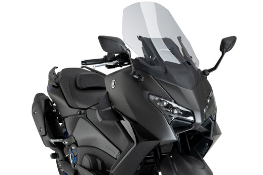 PUIG D12 Spoiler | mit ABE | matt-schwarz | passend für Yamaha T-Max 560 / TECH MAX - Modelle (2022-2026)