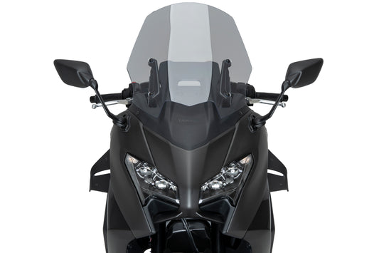 PUIG D12 Spoiler | mit ABE | matt-schwarz | passend für Yamaha T-Max 560 / TECH MAX - Modelle (2022-2026)