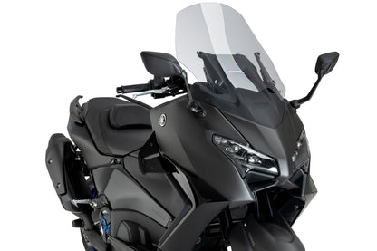 PUIG D12 Spoiler | mit ABE | schwarz | passend für Yamaha T-Max 560 / TECH MAX - Modelle (2022-2026)