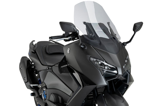 PUIG D12 Spoiler | mit ABE | schwarz | passend für Yamaha T-Max 560 / TECH MAX - Modelle (2022-2026)