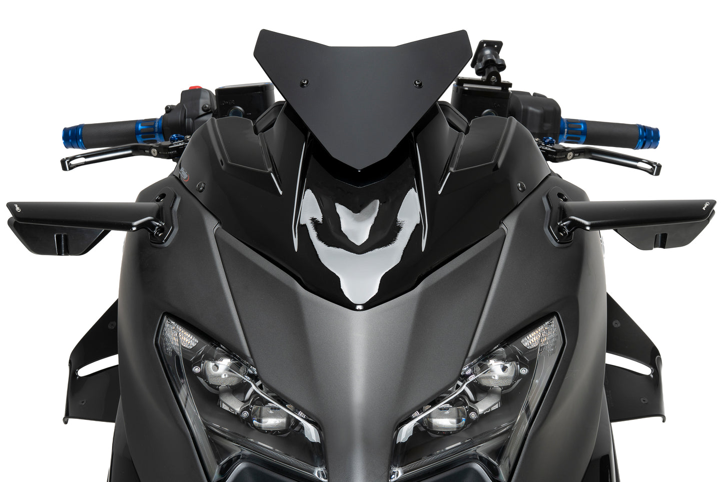 PUIG D12 Spoiler | mit ABE | schwarz | passend für Yamaha T-Max 560 / TECH MAX - Modelle (2022-2026)