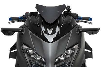 PUIG D12 Spoiler | mit ABE | schwarz | passend für Yamaha T-Max 560 / TECH MAX - Modelle (2022-2026)