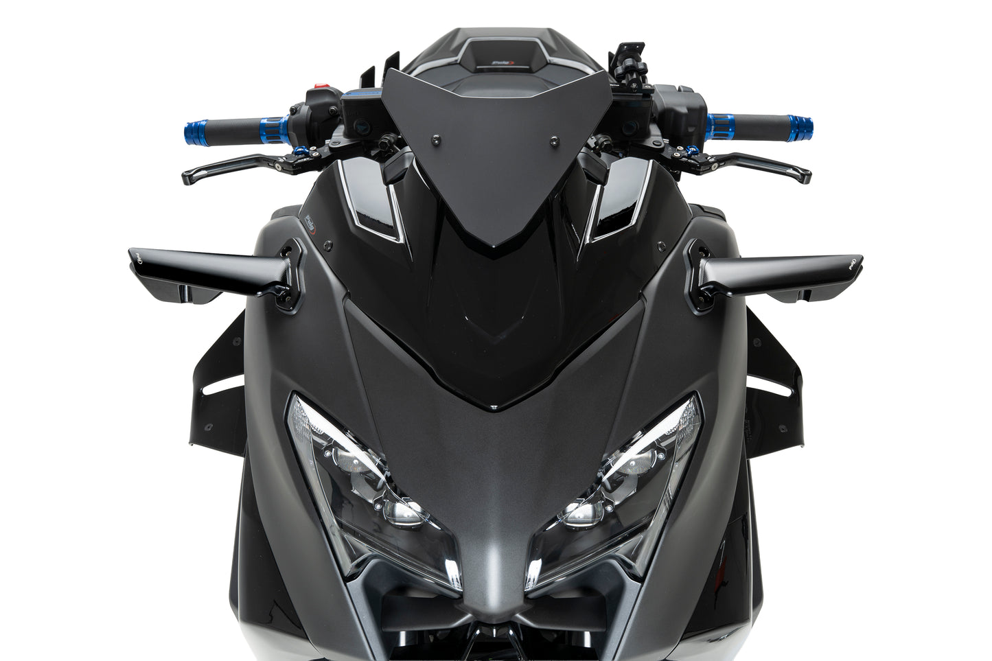 PUIG D12 Spoiler | mit ABE | schwarz | passend für Yamaha T-Max 560 / TECH MAX - Modelle (2022-2026)