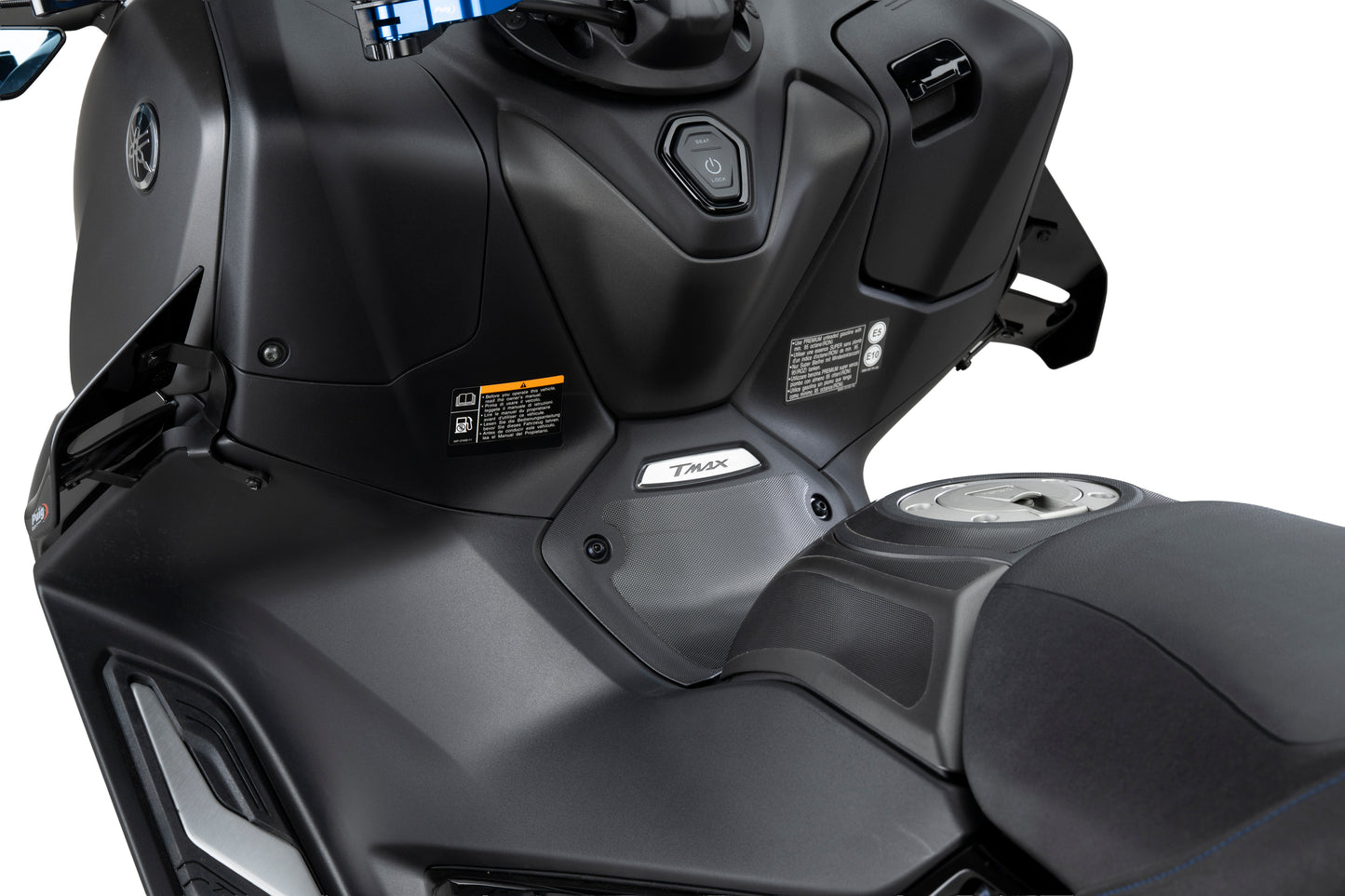 PUIG D12 Spoiler | mit ABE | schwarz | passend für Yamaha T-Max 560 / TECH MAX - Modelle (2022-2026)